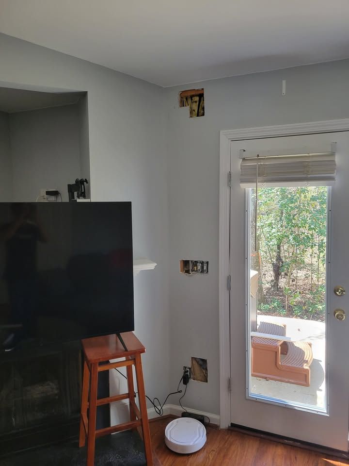 Drywall repair project by MAXXPRO